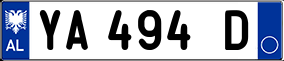 Truck License Plate